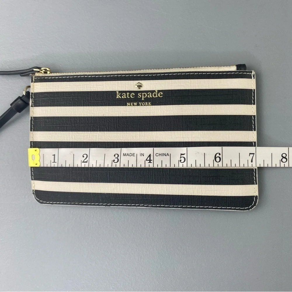 Kate Spade nautical stripe large carry all tote bag with matching wristlet